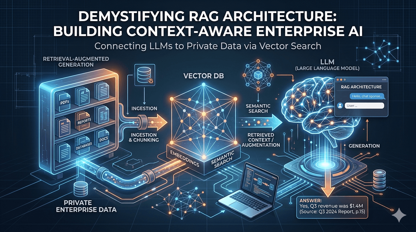 Demystifying RAG Architecture for Enterprise Data: A Technical Blueprint