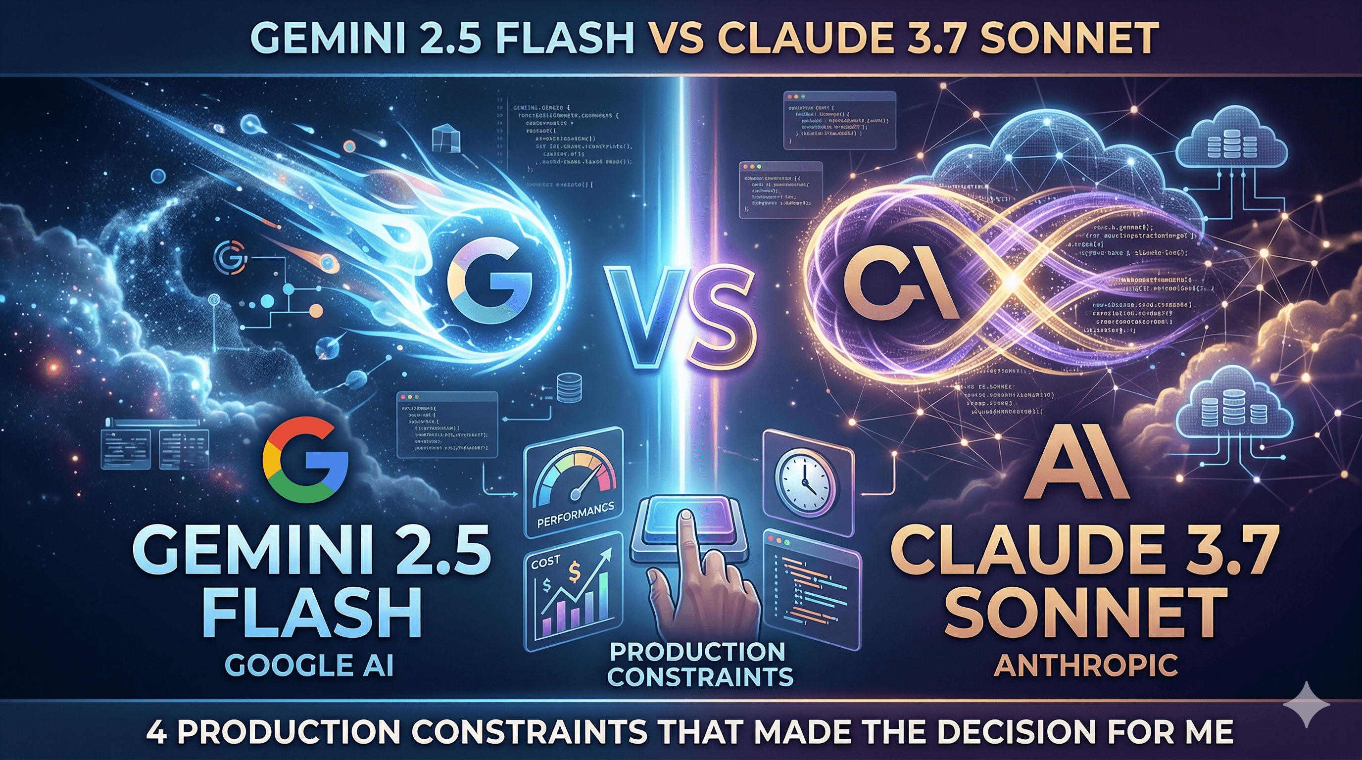 Gemini 2.5 Flash vs Claude 3.7 Sonnet: 4 Production Constraints That Made the Decision for Me